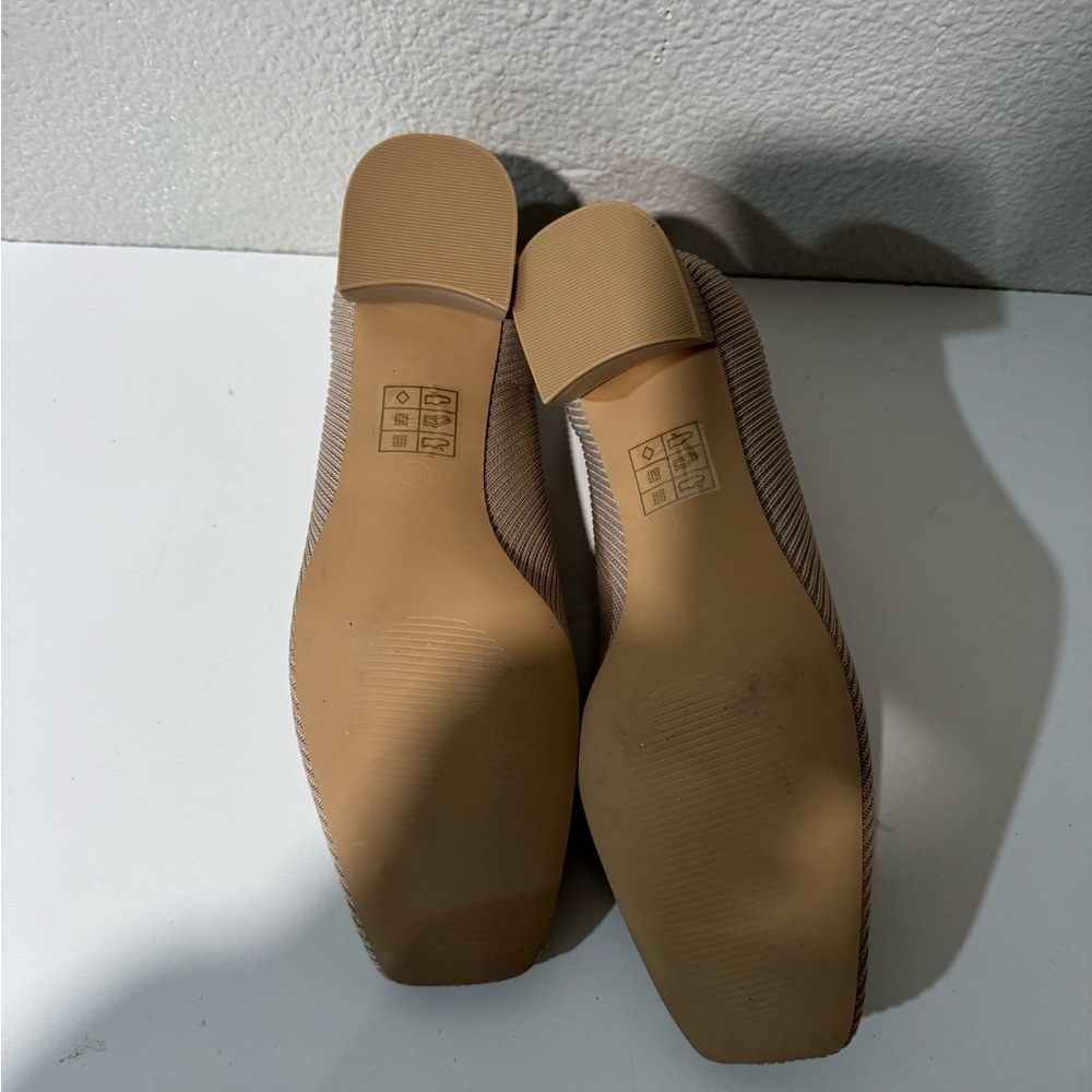 ARROMIC Women's Pumps, Closed Toe Chunky Square Toe Low Block Heels size 10W - Picture 7 of 12